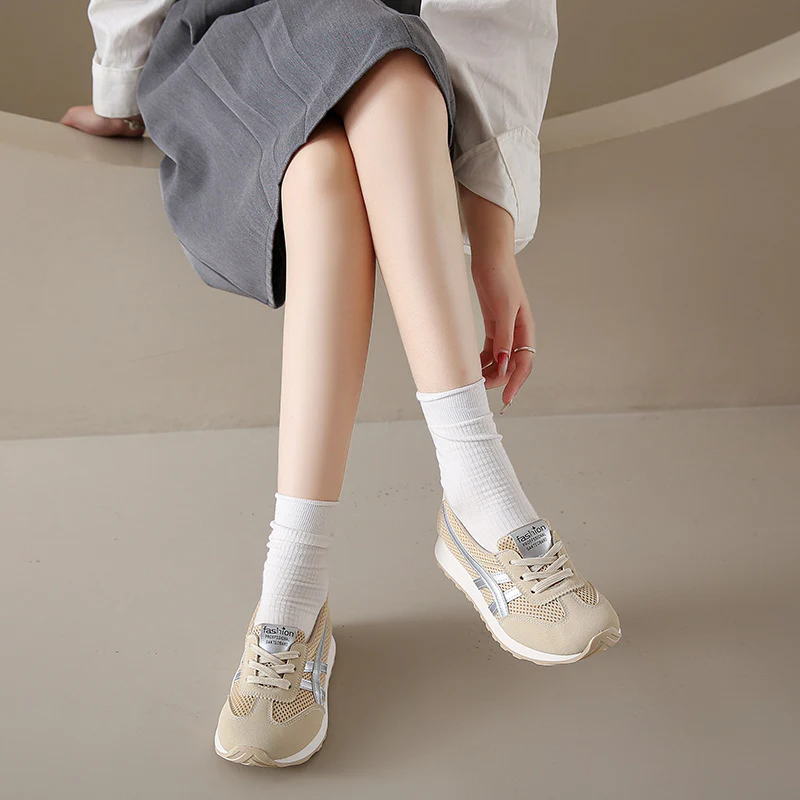 Damen Sportliche und atmungsaktive Sneakers mit elastischem Mesh-Obermaterial Heidi Mode - Image 4