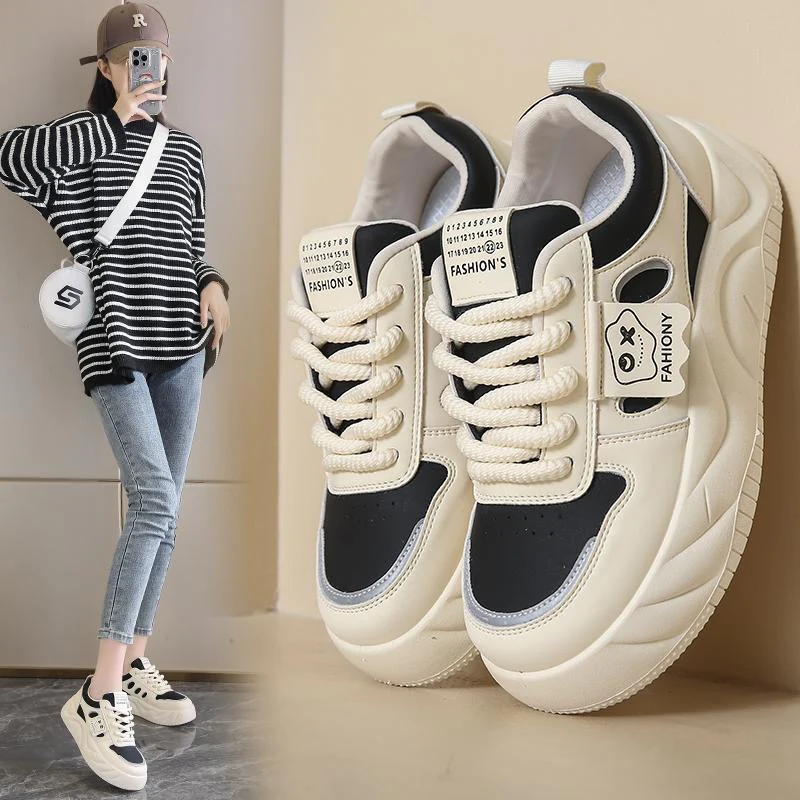 Damen Sportliche und komfortable Sneaker mit Einsatz von atmungsaktiven Materialien Heidi Mode - Image 3