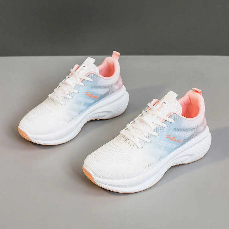 Damen Sportliche und leichte Sneakers mit atmungsaktivem Mesh-Obermaterial Heidi Mode - Image 6