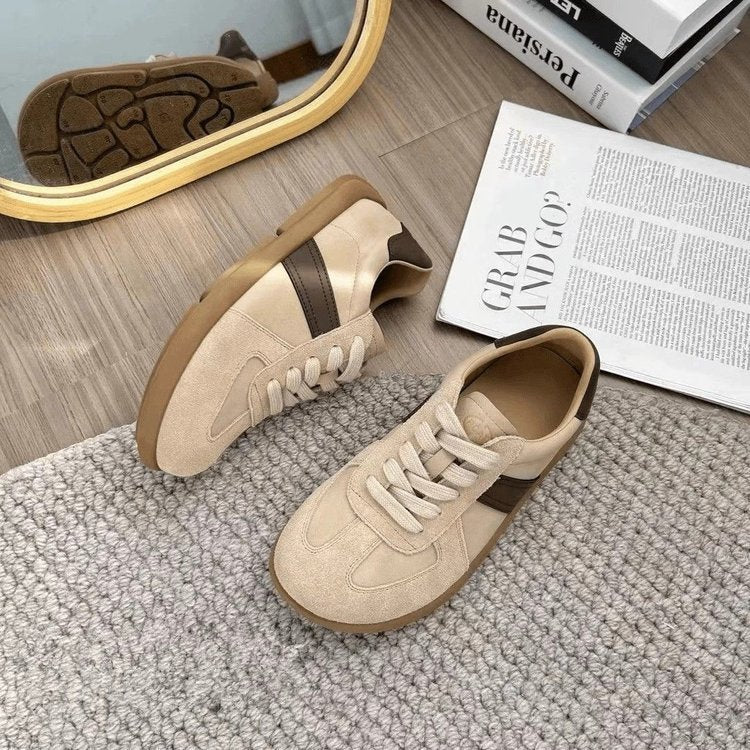 Damen Sportliche Veloursleder Sneakers mit dämpfender Sohle Heidi Mode - Image 2
