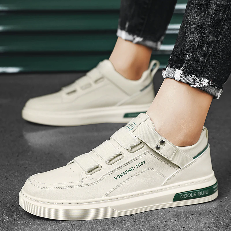 Damen Sportliche Veloursleder Sneakers mit praktischem Klettverschluss Heidi Mode - Image 4