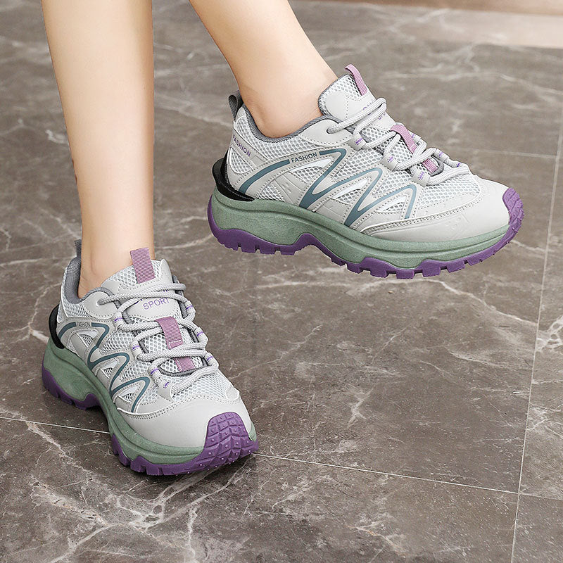 Damen Sportliche Wanderschuhe mit atmungsaktiver Mesh-Oberfläche und rutschfester Laufsohle Heidi Mode - Image 3