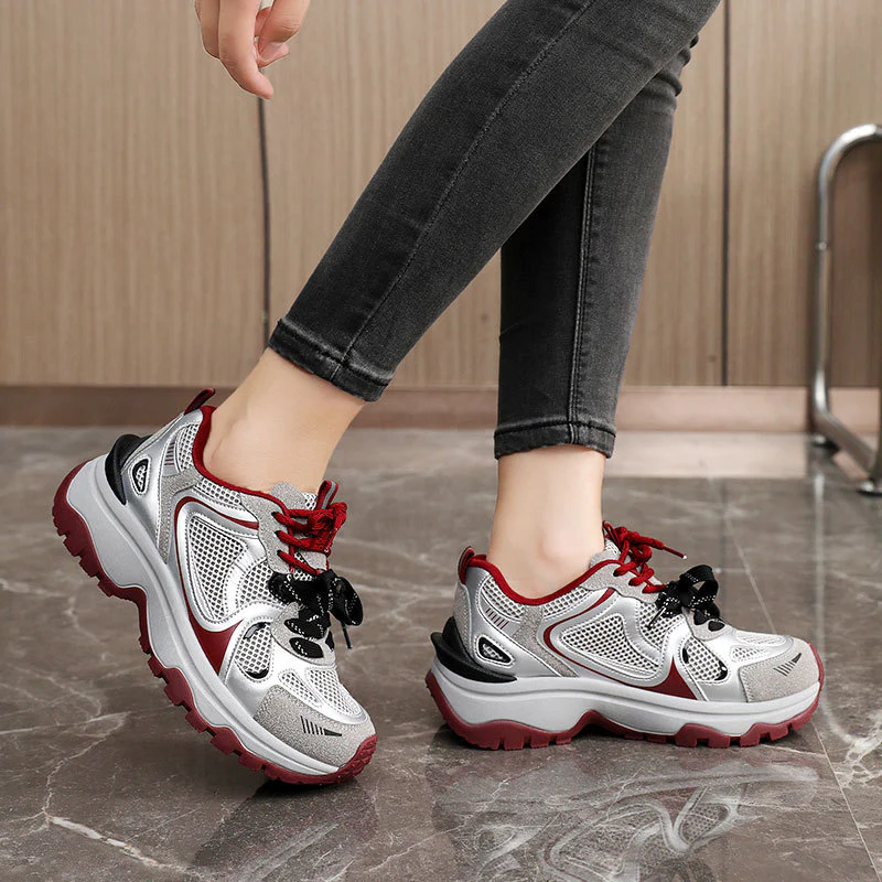 Damen Sportliche Wanderschuhe mit atmungsaktiver Mesh-Oberfläche und stabiler Sohle Heidi Mode - Image 3