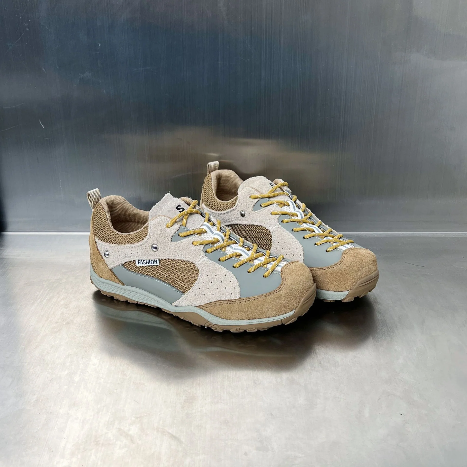 Damen Sportliche Wanderschuhe mit atmungsaktiver Netzstruktur und robustem Profil Heidi Mode - Image 4
