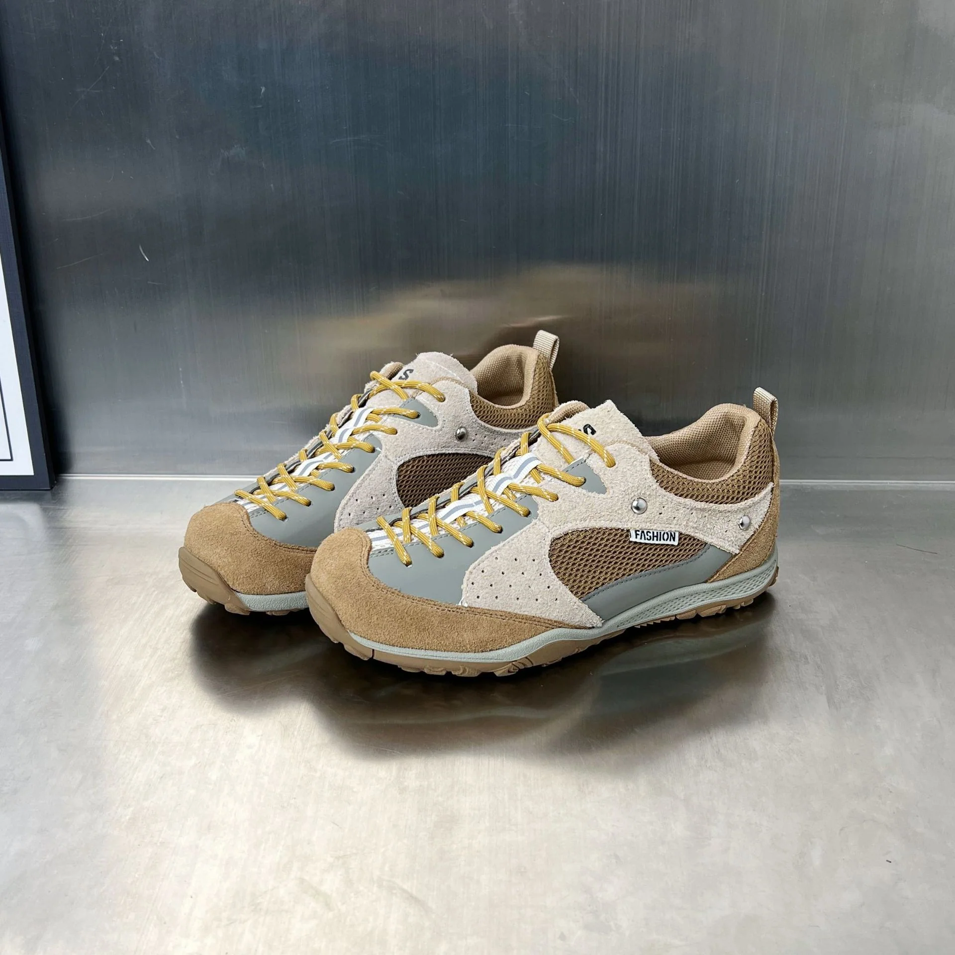 Damen Sportliche Wanderschuhe mit atmungsaktiver Netzstruktur und robustem Profil Heidi Mode - Image 6