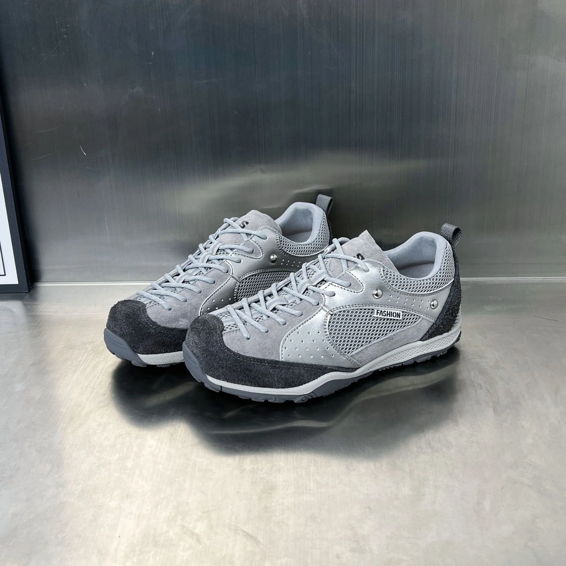 Damen Sportliche Wanderschuhe mit atmungsaktiver Netzstruktur und robustem Profil Heidi Mode - Image 7
