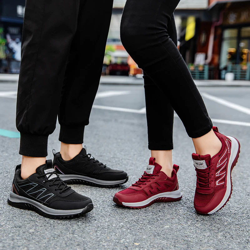 Damen Sportliche Wanderschuhe mit stoßdämpfender Sohle und atmungsaktivem Obermaterial Heidi Mode - Image 4