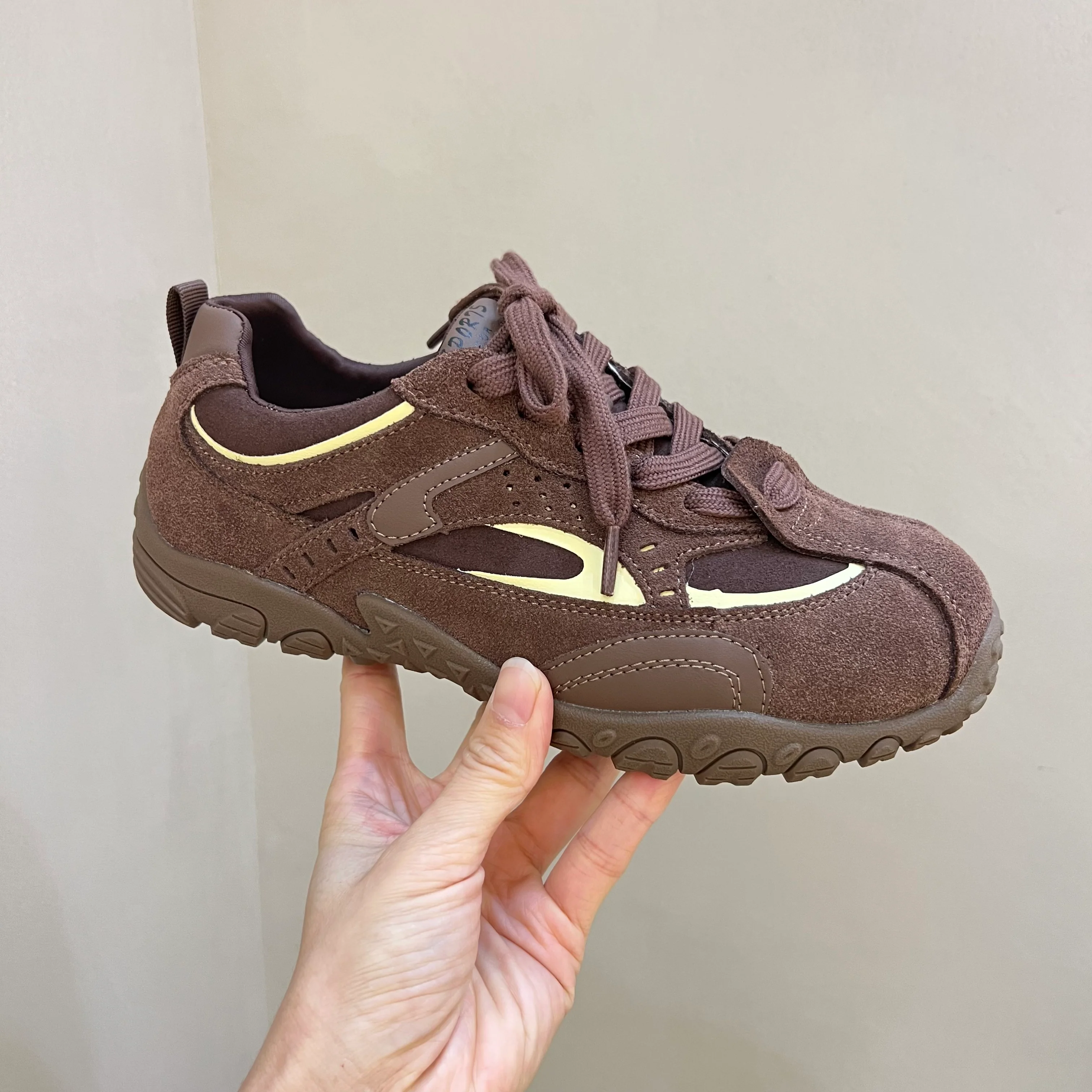 Damen Sportliche Wildledersneaker mit atmungsaktivem Mesh-Einsatz Heidi Mode - Image 7