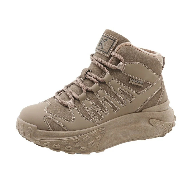 Damen Sportliche Winter Sneakers mit hochgezogenem Schaft und rutschfester Sohle Heidi Mode - Image 5