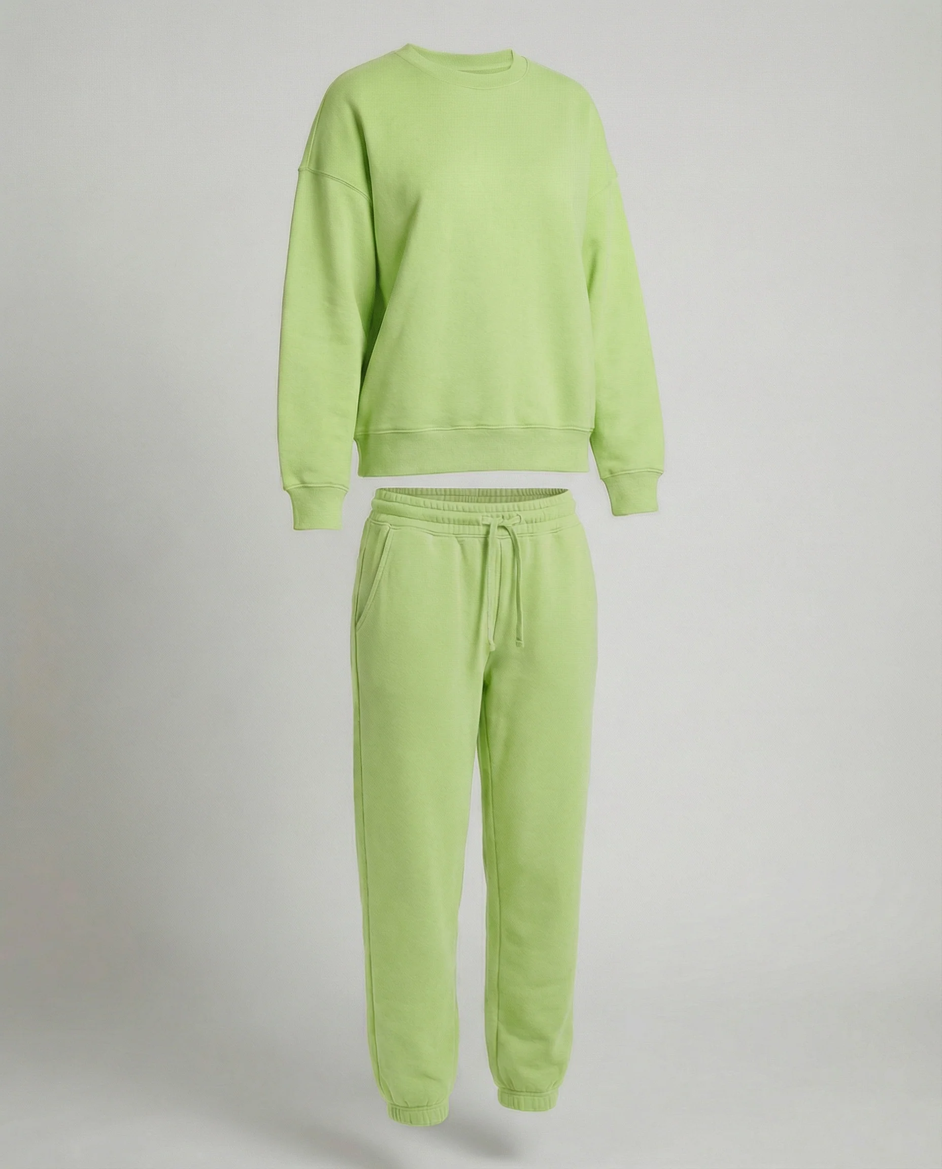 Jogginganzug Damen Sweatset aus Baumwollmix mit lockerem Schnitt - Image 11