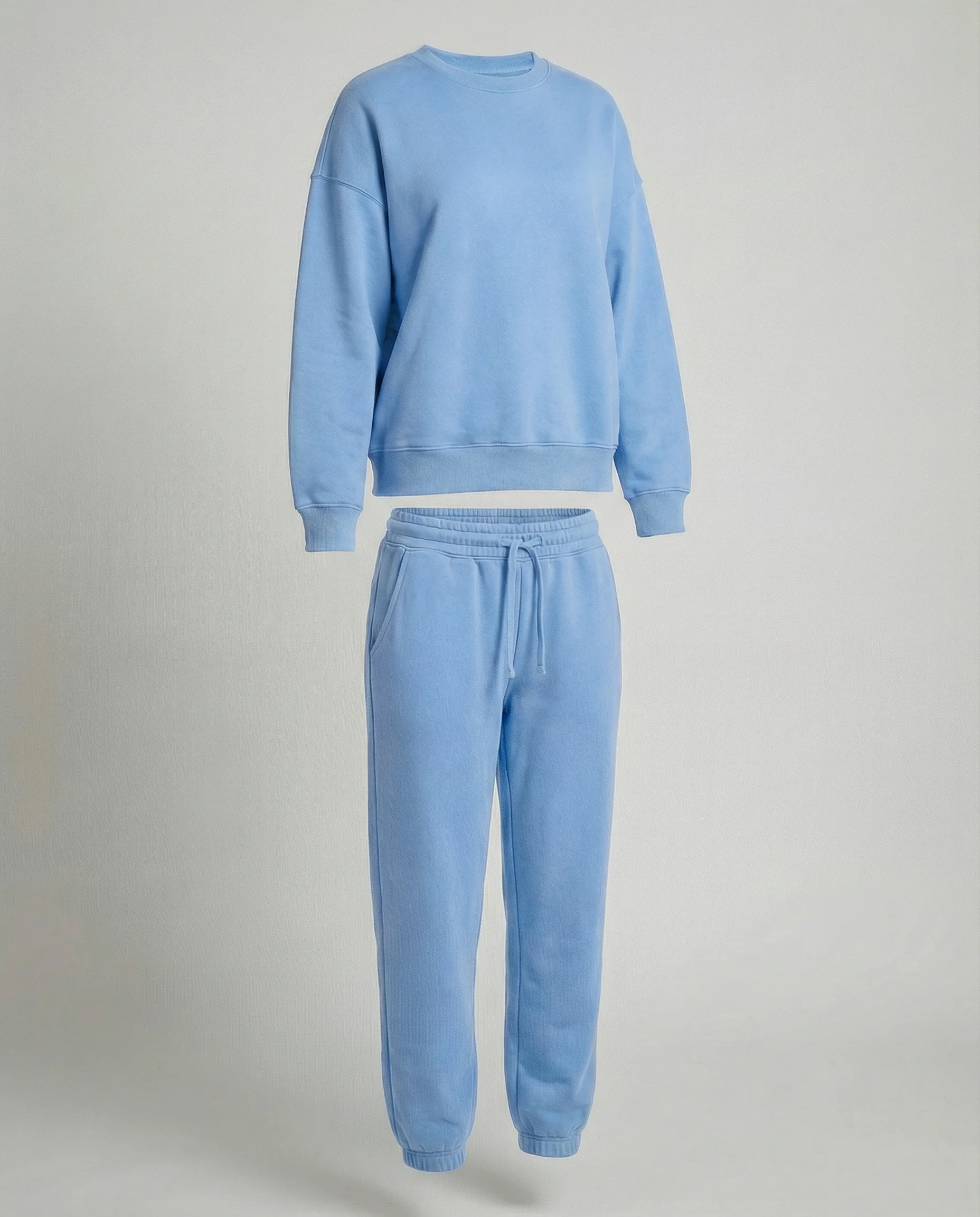 Jogginganzug Damen Sweatset aus Baumwollmix mit lockerem Schnitt - Image 8