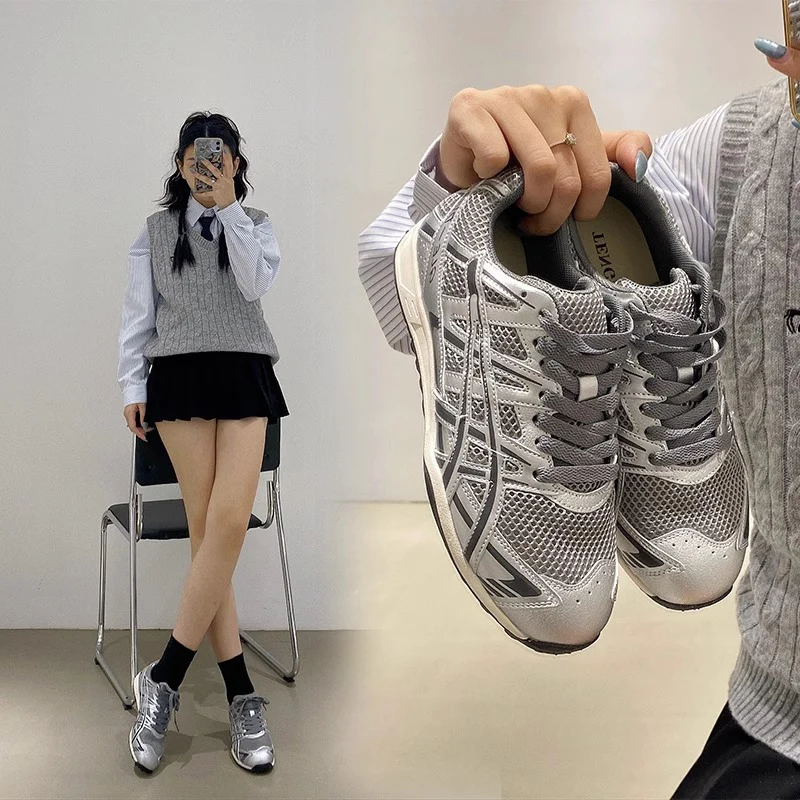 Damen Sportschuhe mit atmungsaktivem Mesh-Obermaterial und komfortabler Dämpfung Heidi Mode - Image 2