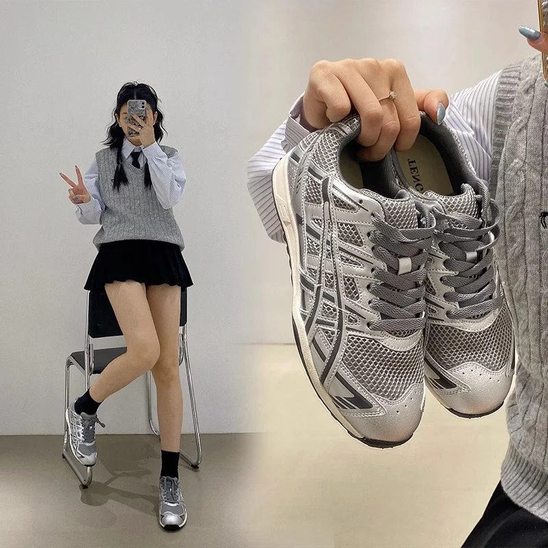 Damen Sportschuhe mit atmungsaktivem Mesh-Obermaterial und komfortabler Dämpfung Heidi Mode - Image 3