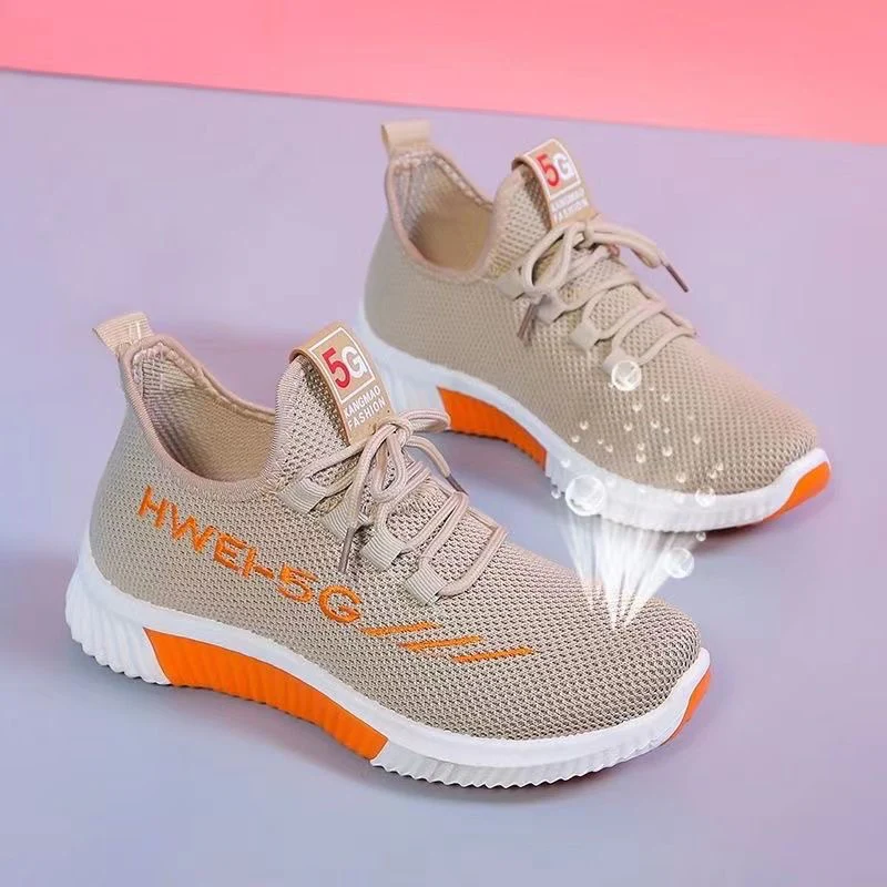 Damen Sportschuhe mit flexiblem Strickdesign und dämpfender Laufsohle Heidi Mode - Image 4