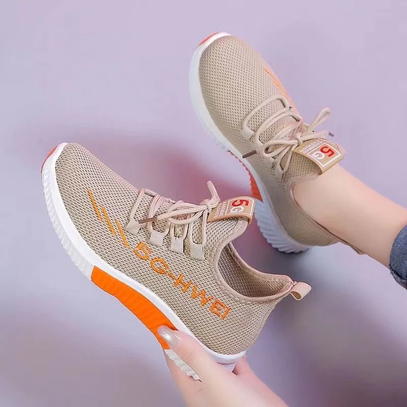 Damen Sportschuhe mit flexiblem Strickdesign und dämpfender Laufsohle Heidi Mode - Image 8