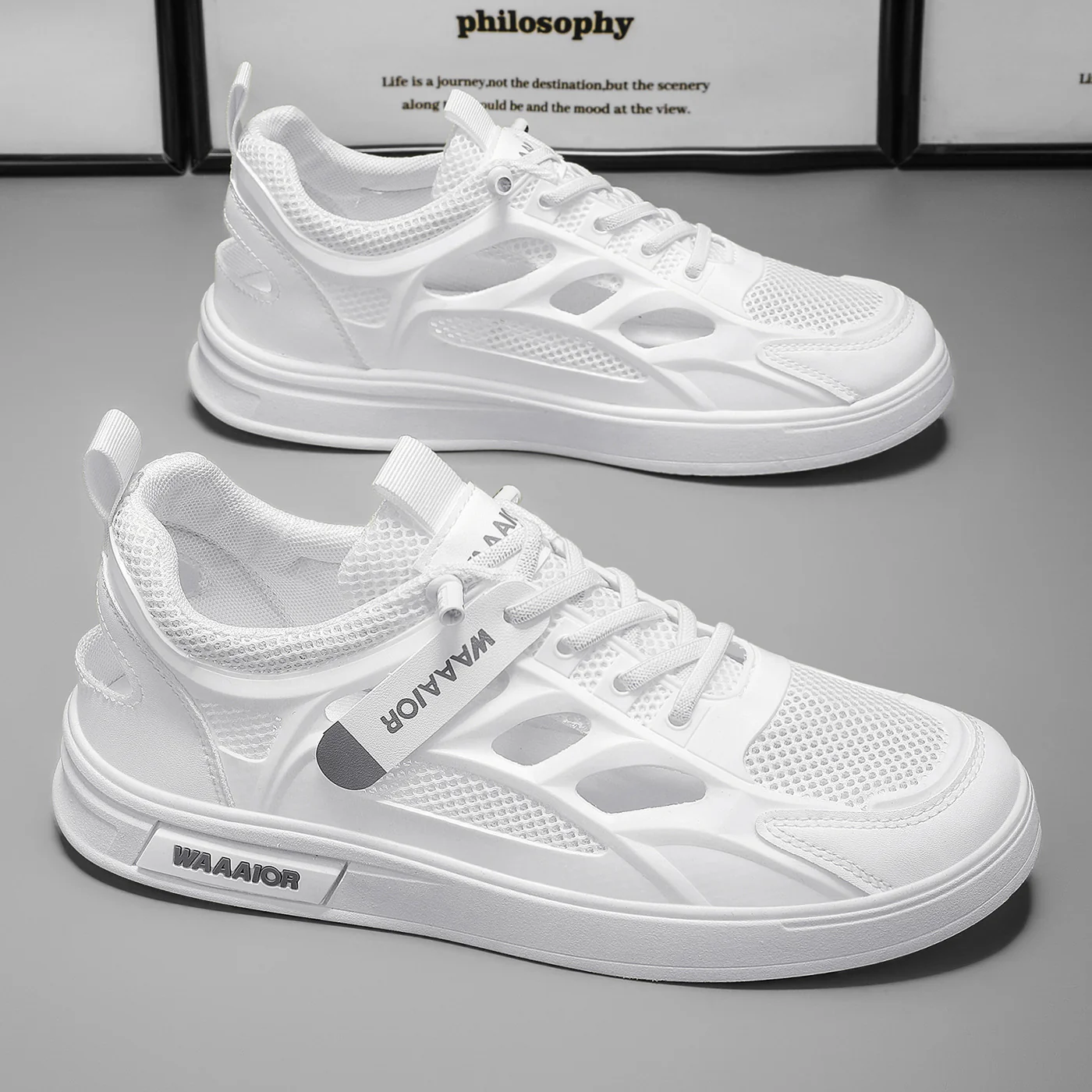 Damen Sportsneakers mit atmungsaktiver Mesh-Oberfläche und rutschfester Sohle Heidi Mode - Image 3