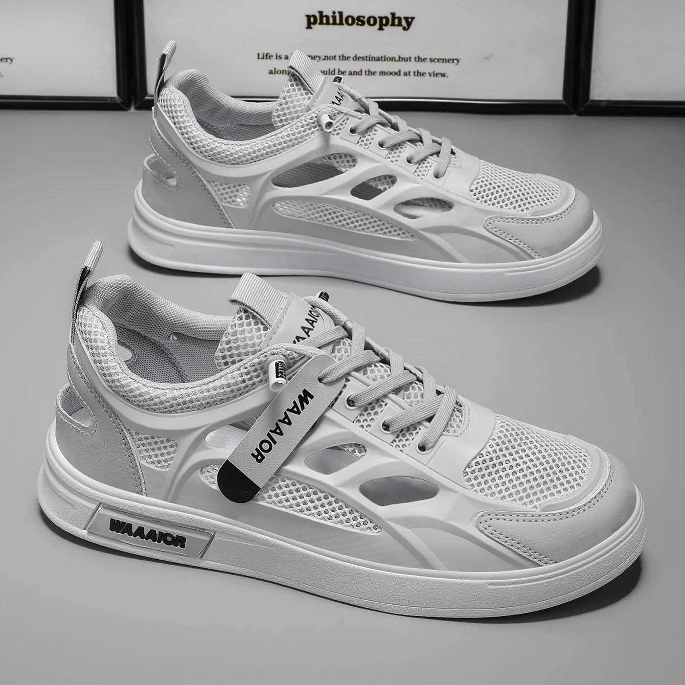 Damen Sportsneakers mit atmungsaktiver Mesh-Oberfläche und rutschfester Sohle Heidi Mode - Image 7