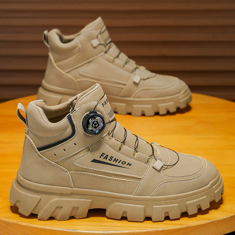 Damen Stabile Outdoor-Schnürstiefel mit rutschfester Sohle und atmungsaktivem Futter Heidi Mode - Image 2