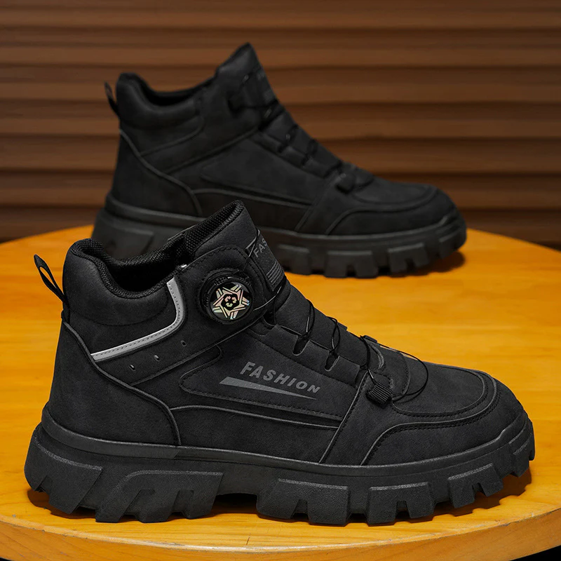 Damen Stabile Outdoor-Schnürstiefel mit rutschfester Sohle und atmungsaktivem Futter Heidi Mode - Image 3