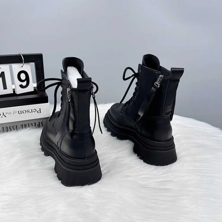 Damen Stiefel im robusten Design mit komfortabler Profilsohle und innovativer Schnürtechnik Heidi Mode - Image 2