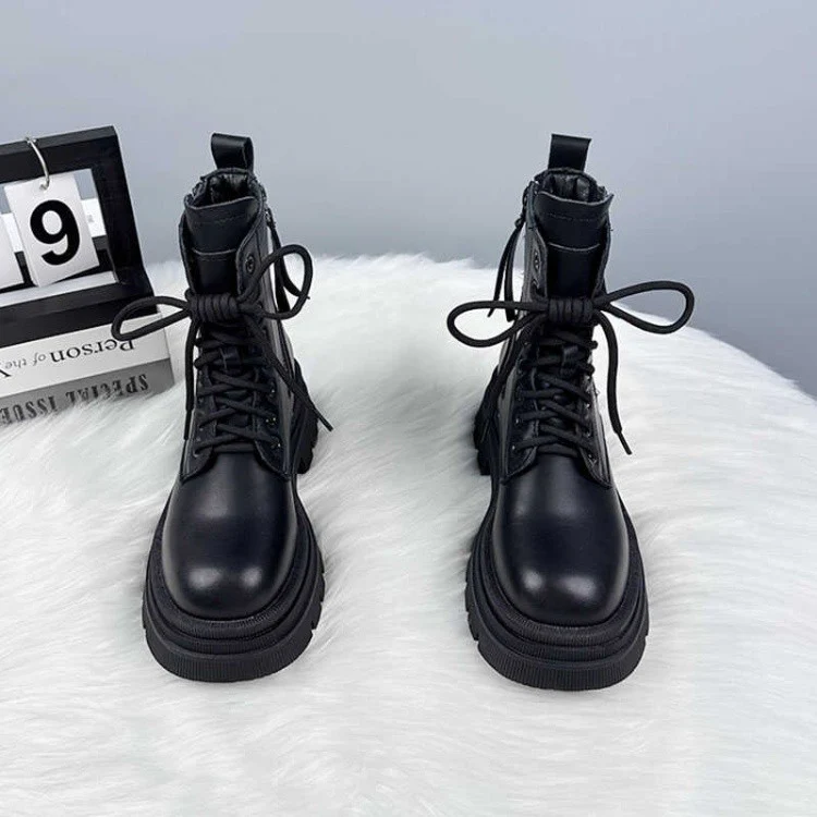 Damen Stiefel im robusten Design mit komfortabler Profilsohle und innovativer Schnürtechnik Heidi Mode - Image 6