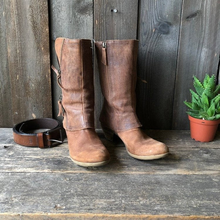 Damen Stiefel mit modischen Reißverschluss-Details und komfortablem Blockabsatz Heidi Mode - Image 3