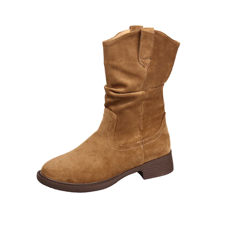 Damen Stiefel mit weichem Wildleder und rutschfester Sohle Heidi Mode - Image 6