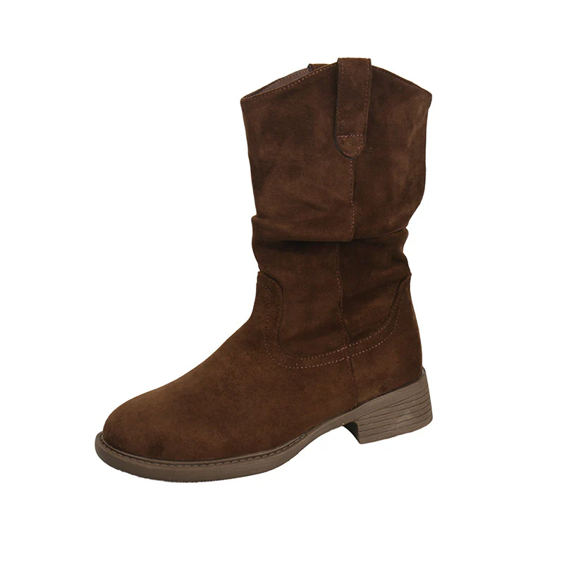 Damen Stiefel mit weichem Wildleder und rutschfester Sohle Heidi Mode - Image 7