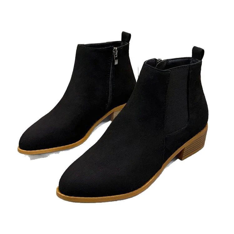 Damen Stiefeletten mit Elegantem Reißverschluss und Komfortablem Blockabsatz Heidi-Mode - Image 5