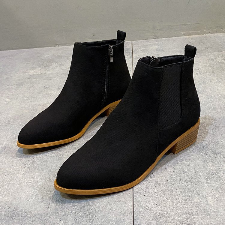 Damen Stiefeletten mit Elegantem Reißverschluss und Komfortablem Blockabsatz Heidi-Mode - Image 7