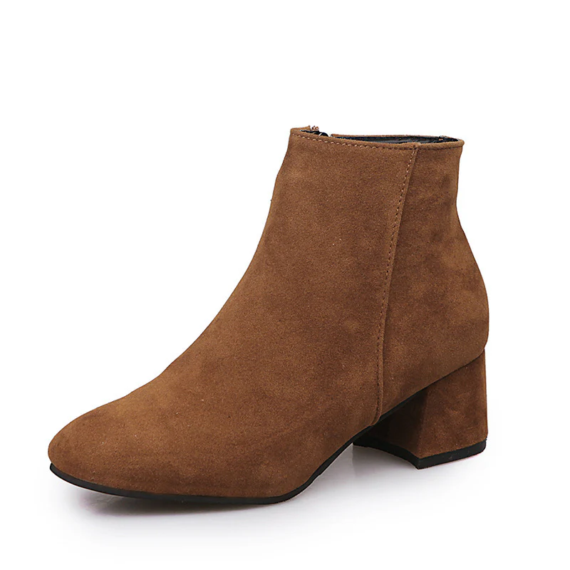 Damen Stiefeletten mit elegantem Reißverschluss und softem Obermaterial Heidi Mode - Image 6