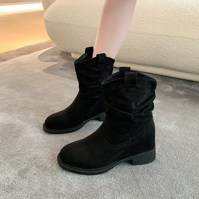 Damen Stiefeletten mit lässigem Schlupfdesign von Heidi Mode - Image 3