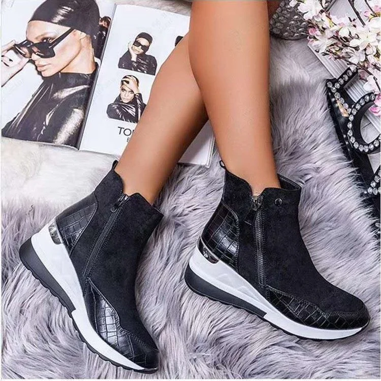 Damen Stiefeletten mit modischem Reißverschluss und eleganter Sohle Heidi Mode - Image 2
