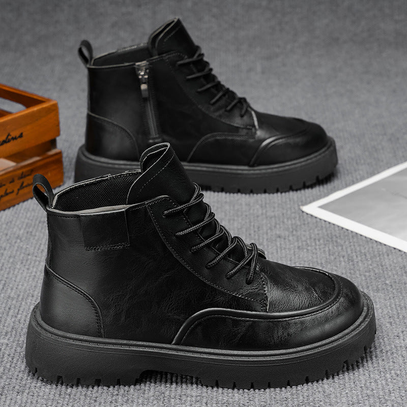 Damen Stiefeletten mit Reißverschluss und bequemer Schnürung Heidi Mode - Image 4