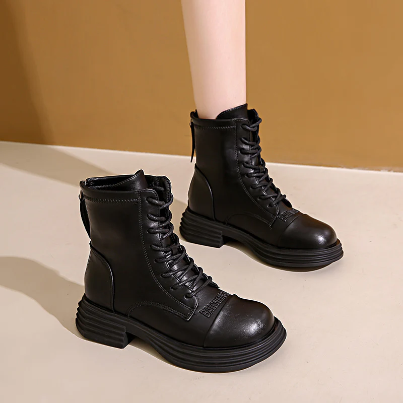 Damen Stiefeletten mit robuster Gummisohle und hohem Tragekomfort Heidi Mode - Image 3