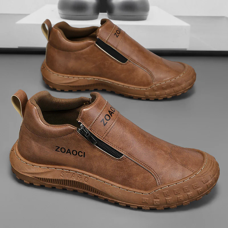 Damen Stiefeletten mit seitlichem Reißverschluss und rutschfester Sohle Heidi Mode - Image 7
