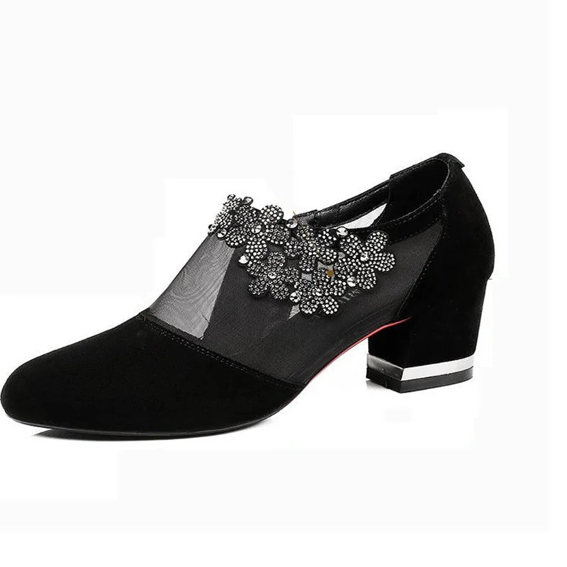 Damen Stiletto Pumps mit transparenten Einsätzen und eleganter Applikation Heidi Mode - Image 5