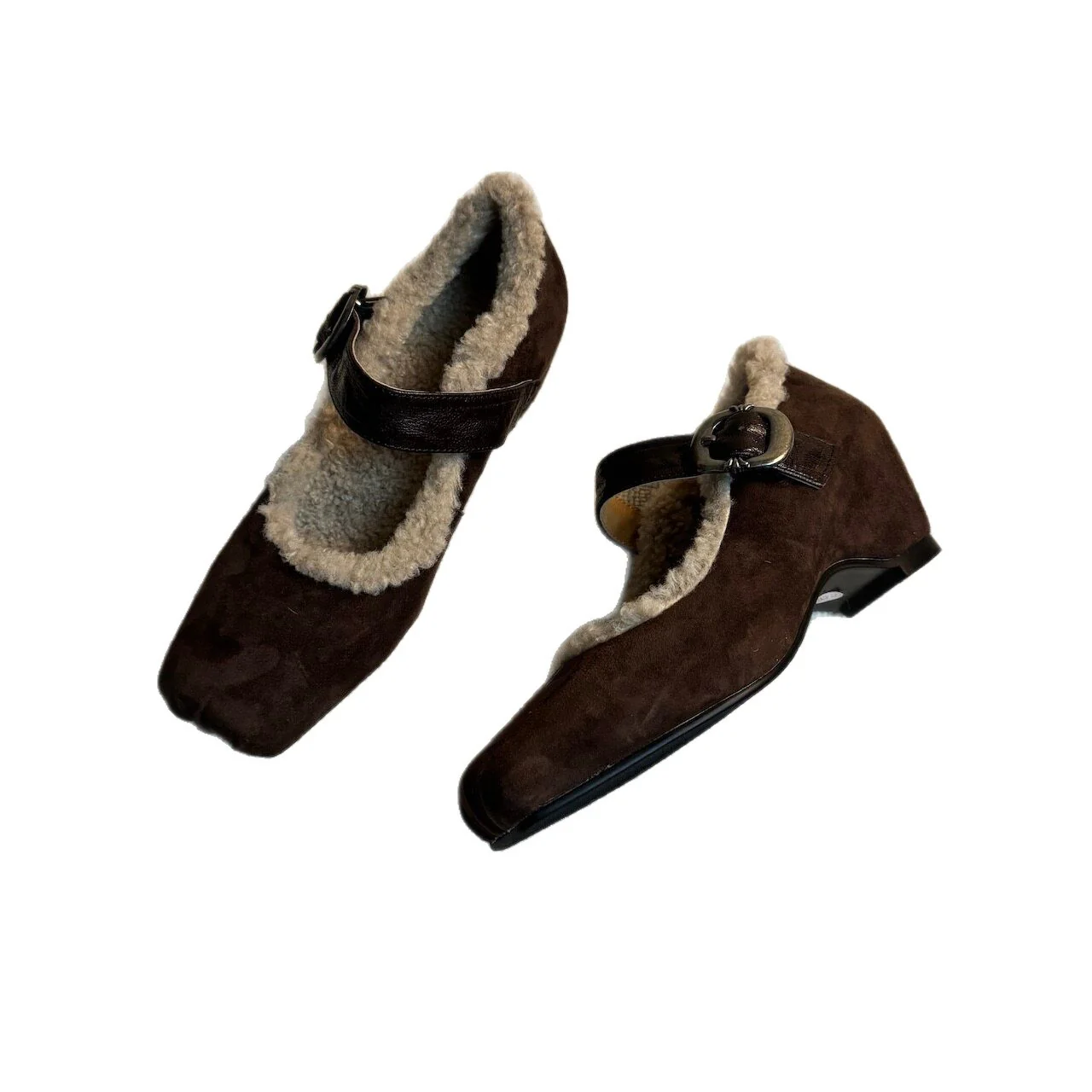 Damen stilvolle Hausschuhe mit Fleece Innenfutter Heidi Mode - Image 5