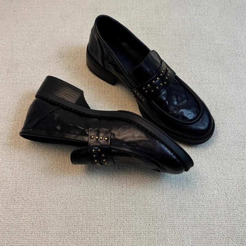 Damen stilvolle Mokassins mit eleganter Nietenverzierung Heidi Mode - Image 4