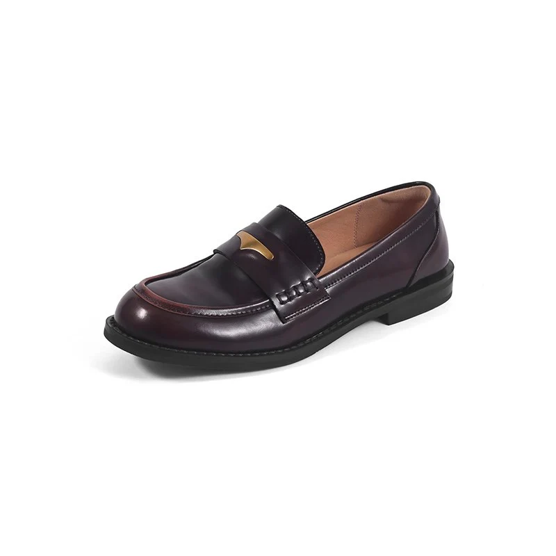 Damen stilvolle Mokassins mit glänzender Oberfläche und eleganter Zierschnalle Heidi Mode - Image 5