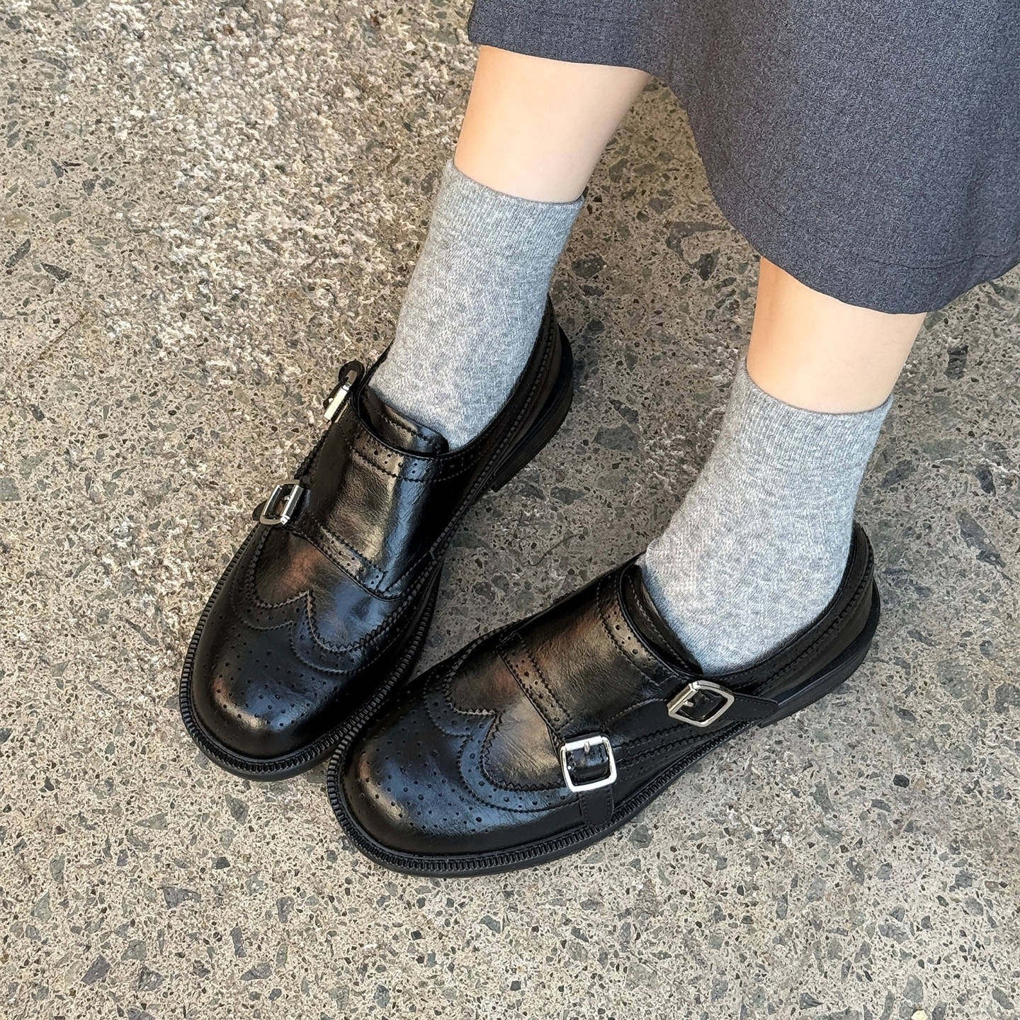Damen stilvolle Slipper mit modischer Schnallenverzierung Heidi Mode - Image 7