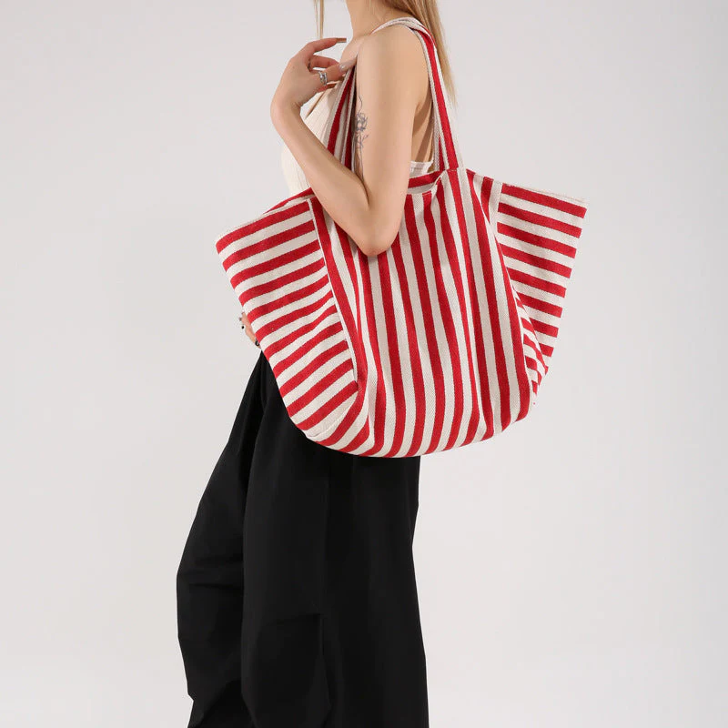 Damen Strandtasche mit Großzügigem Innenraum und Robustem Material Heidi-Mode - Image 2