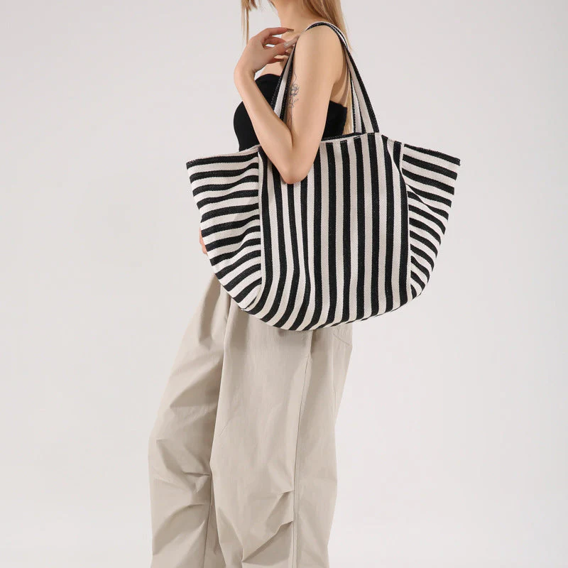 Damen Strandtasche mit Großzügigem Innenraum und Robustem Material Heidi-Mode - Image 4