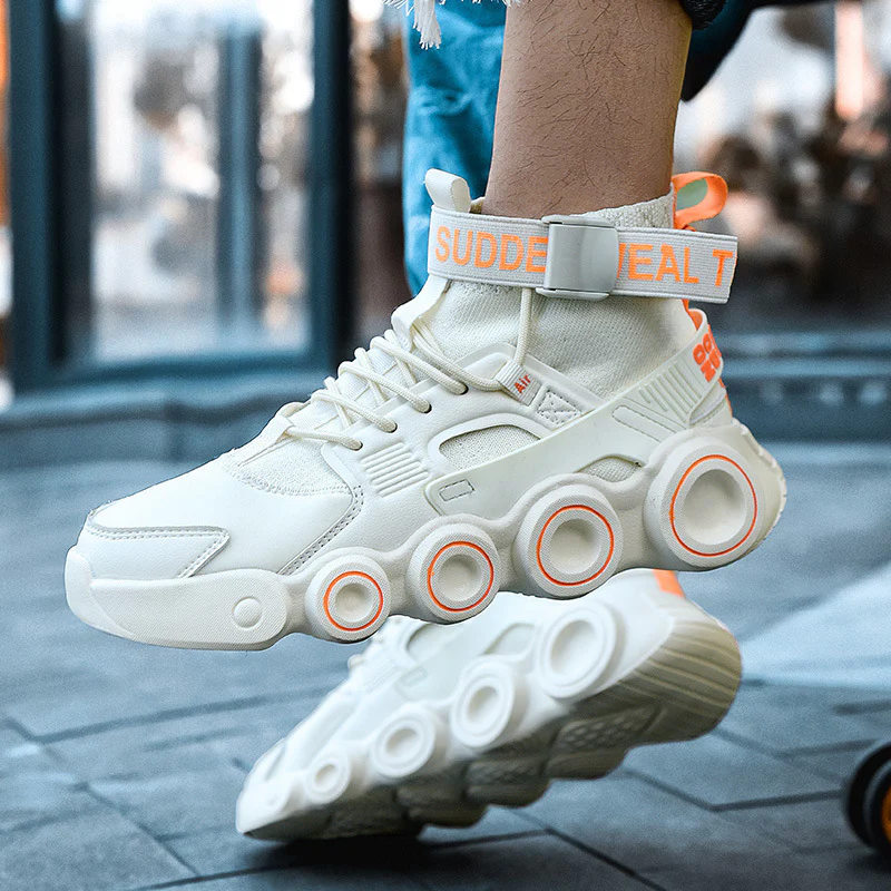 Damen Streetwear High-Top Sneakers mit innovativem Riemensystem Heidi Mode - Image 2