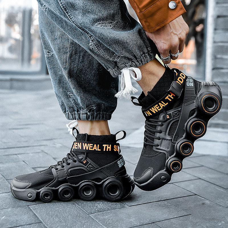 Damen Streetwear High-Top Sneakers mit innovativem Riemensystem Heidi Mode - Image 3