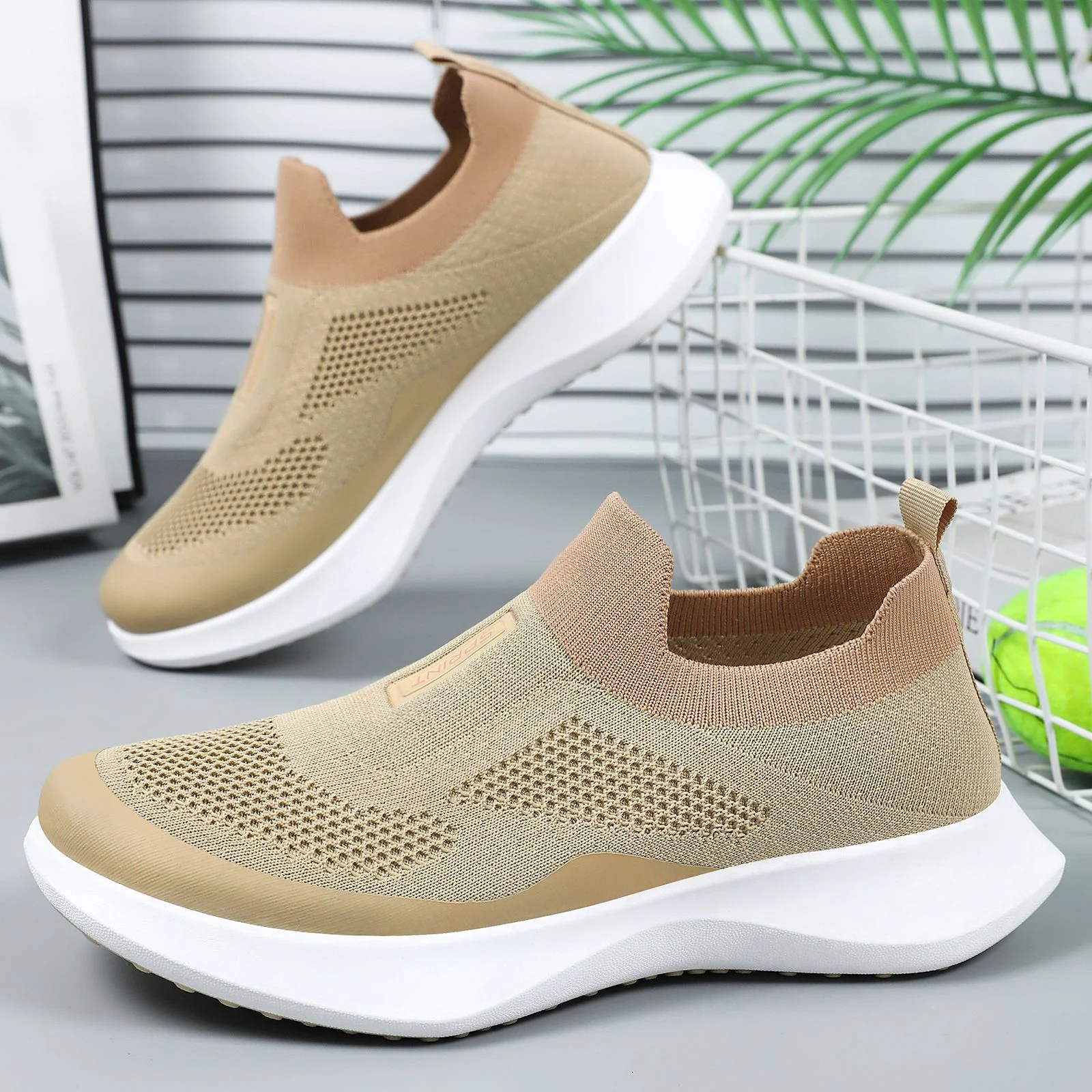 Damen Stretchige Slip-On Sneakers Heidi Mode - Image 3