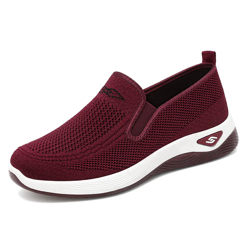 Damen Stretchige Slip-On Sportschuhe mit atmungsaktivem Obermaterial Heidi Mode - Image 5