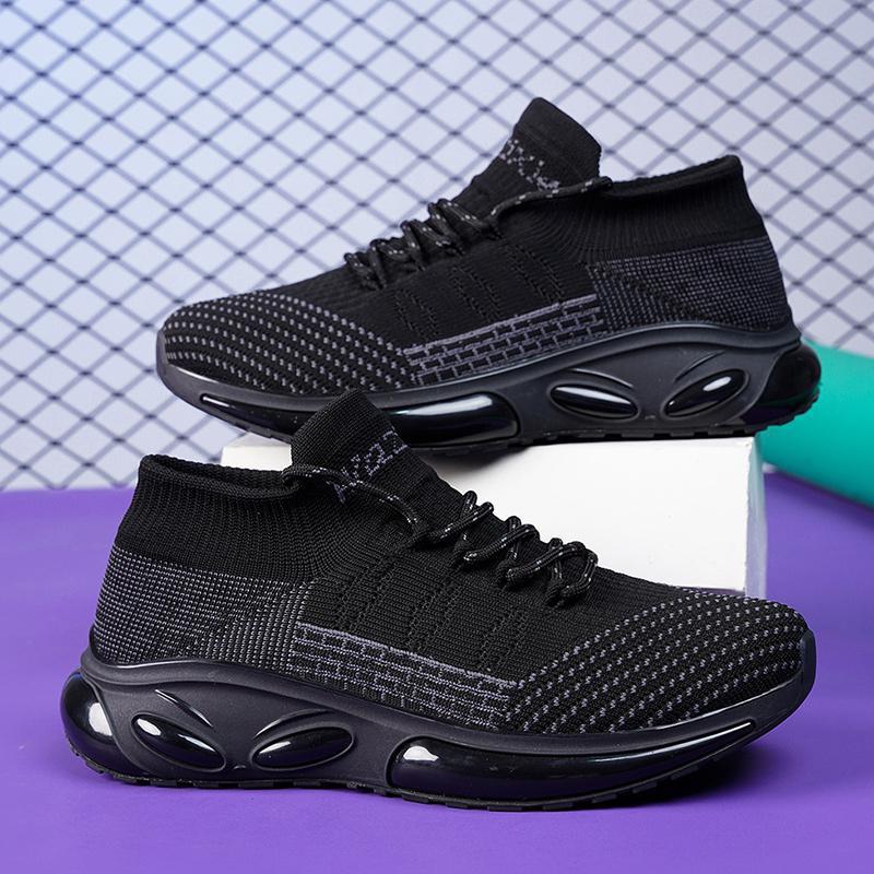 Damen Strick-Laufschuhe mit stoßdämpfender Sohle und atmungsaktivem Design Heidi Mode - Image 3