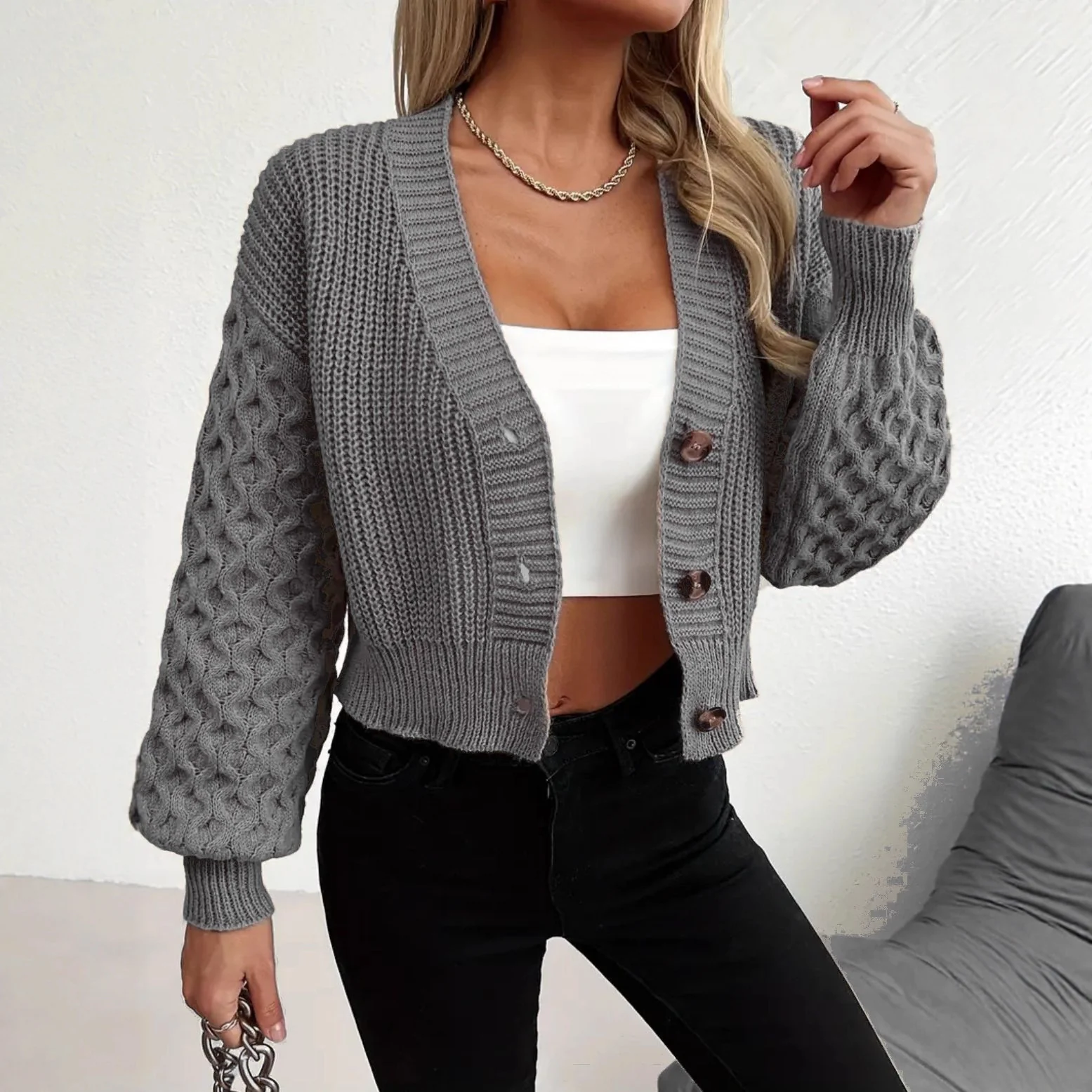Damen Strickjacke Heidi-Mode - Image 3