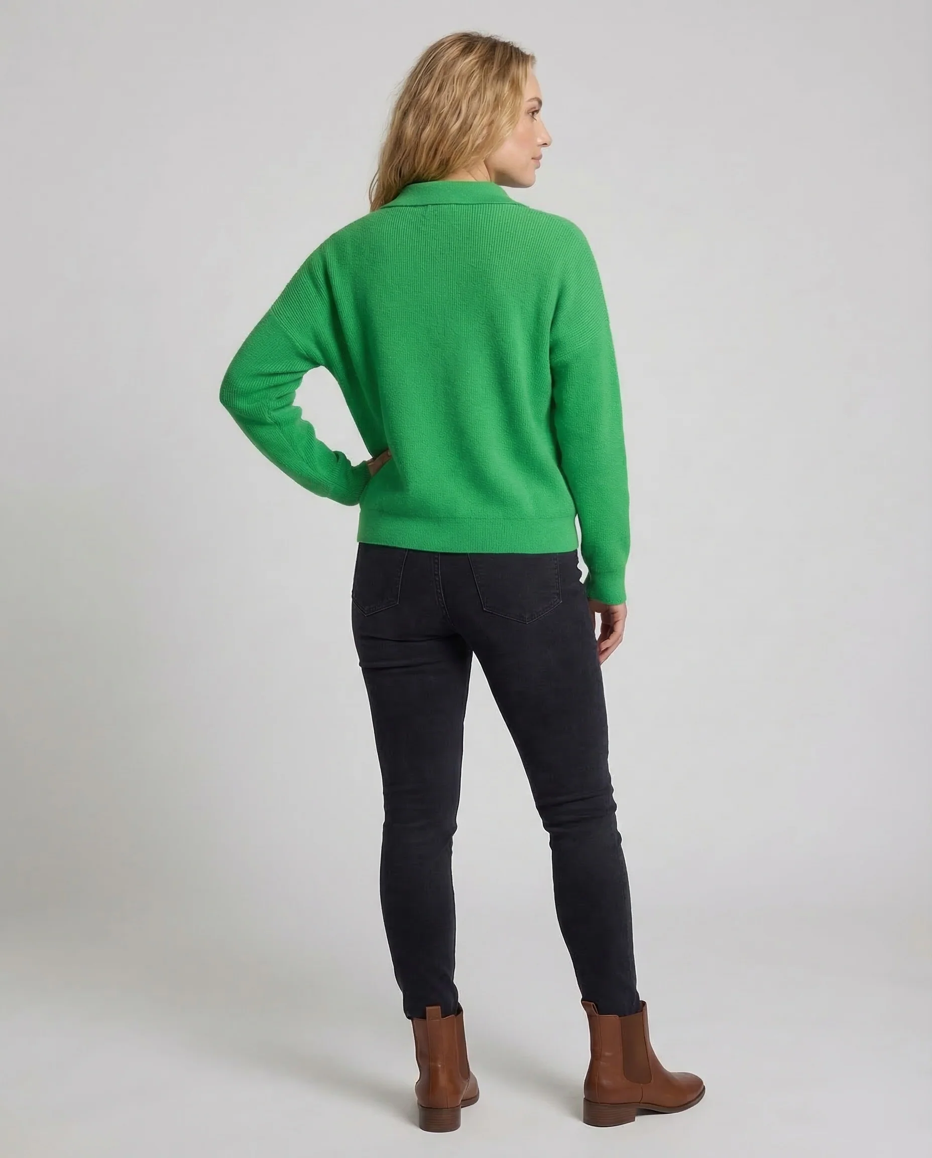 Strickjacke Damen mit Knöpfen - Image 4